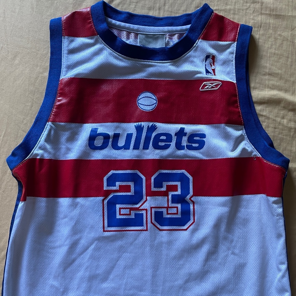 Michael Jordan Washington bullets retro jersey